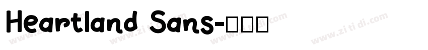 Heartland Sans字体转换